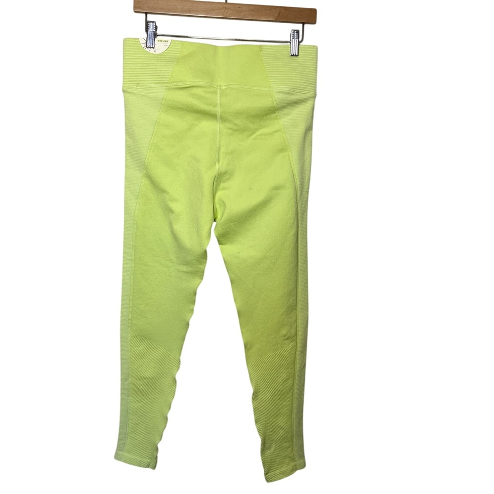 NWT OFFLINE Aerie NEON GREEN High Waisted 7/8 Leggings‎ Athleisure Size XL - Picture 4 of 8